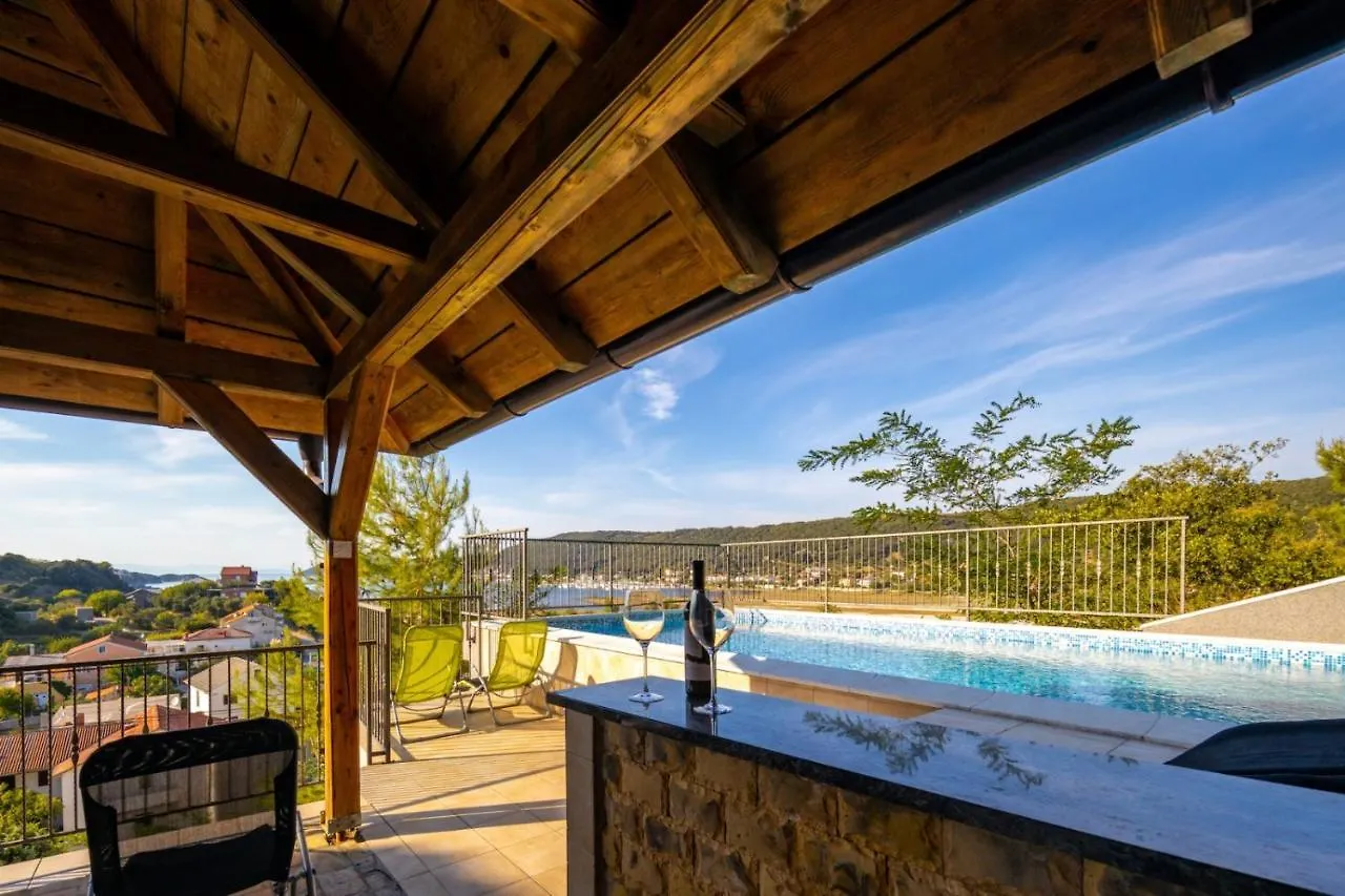 Apartment In Supetarska Draga With Sea View, Balcony, Air Conditioning, Wifi 3321-3